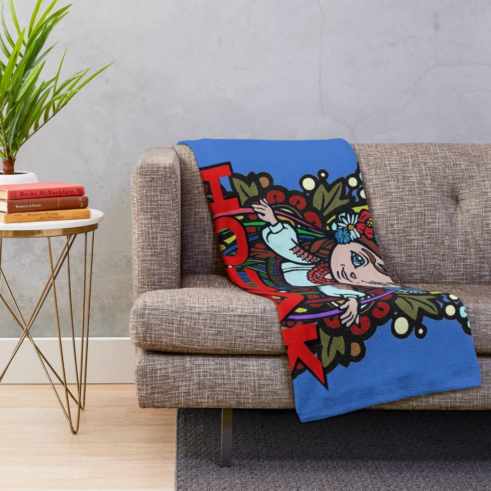 Hopak Ukrainian Dance Plush Blanket