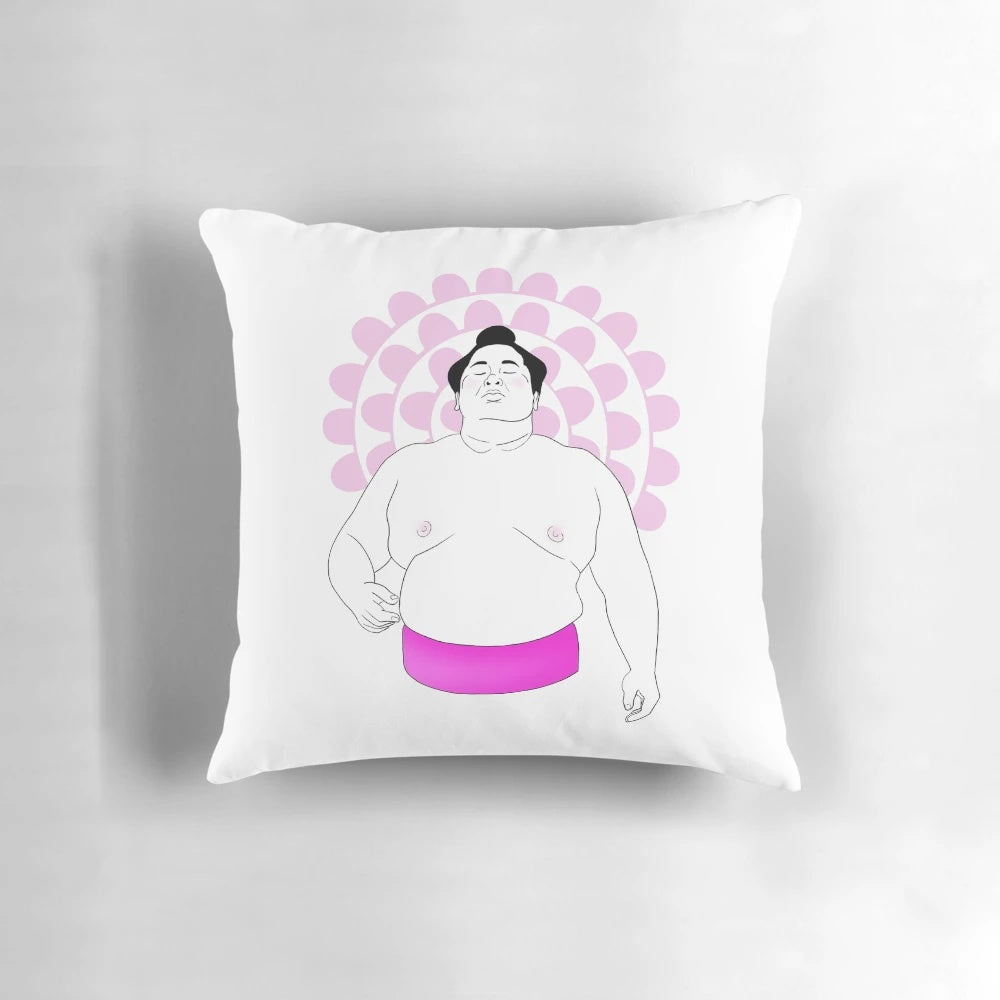 Sumo Rikishi Ura Pillow - Capture the Power and Tradition of Japanese Sumo Wrestling