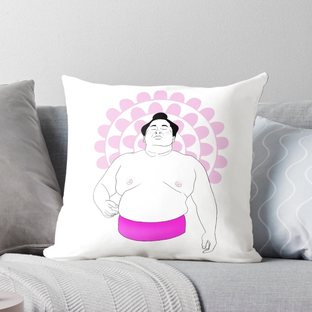 Sumo Rikishi Ura Pillow - Capture the Power and Tradition of Japanese Sumo Wrestling