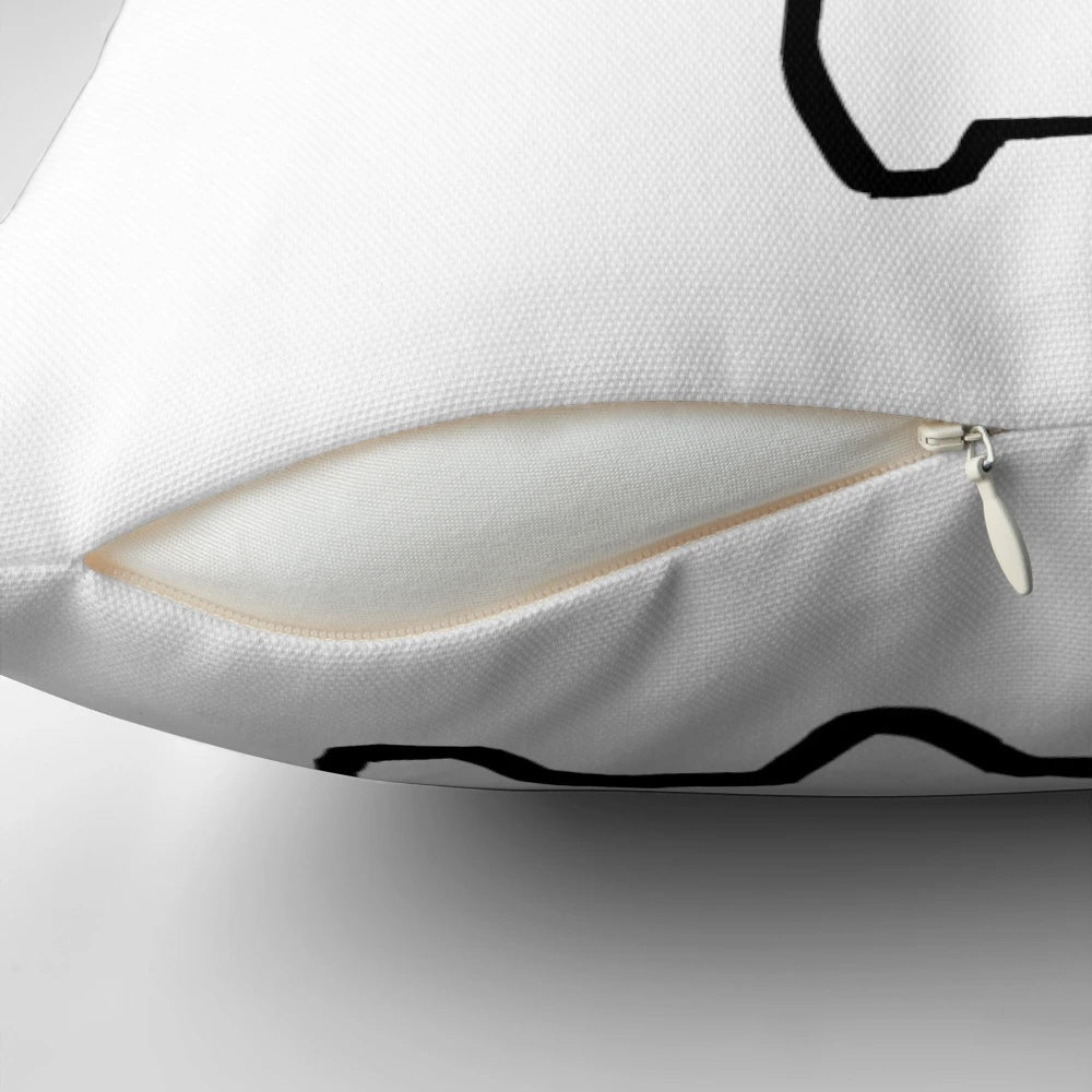 Soft, plush autistic cat-themed pillow for therapeutic comfort and autism awareness
