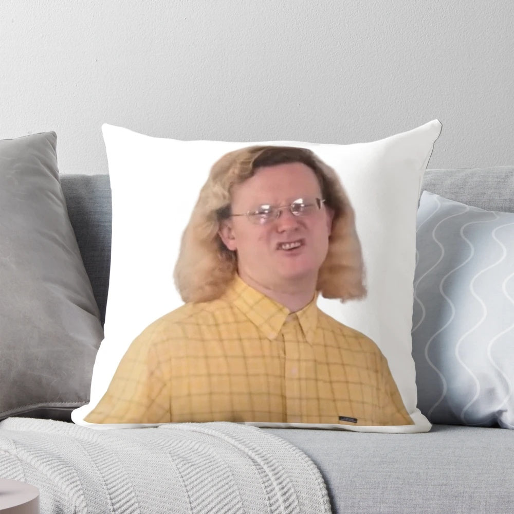 Autism spectrum pillow featuring James Scoff from the TV show "Love on the Spectrum
