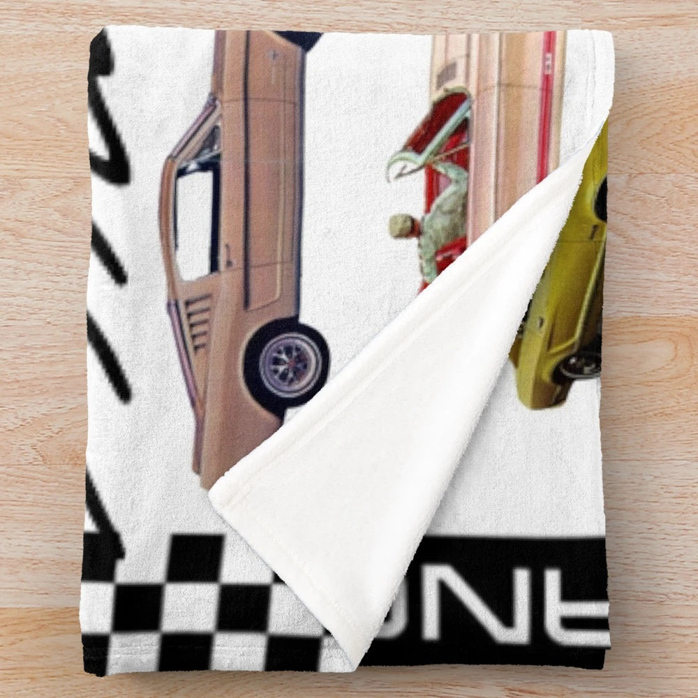 Ford Mustang Plush Blanket for Car Enthusiasts
