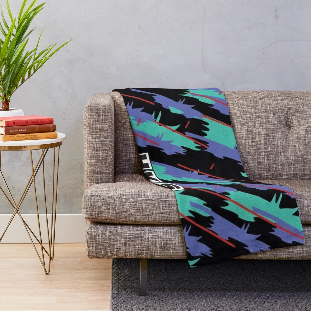 Automotive-inspired plush blanket for home and bedroom