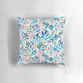 Fall Flavors Pillow with a botanical floral pattern in watercolor and gouache