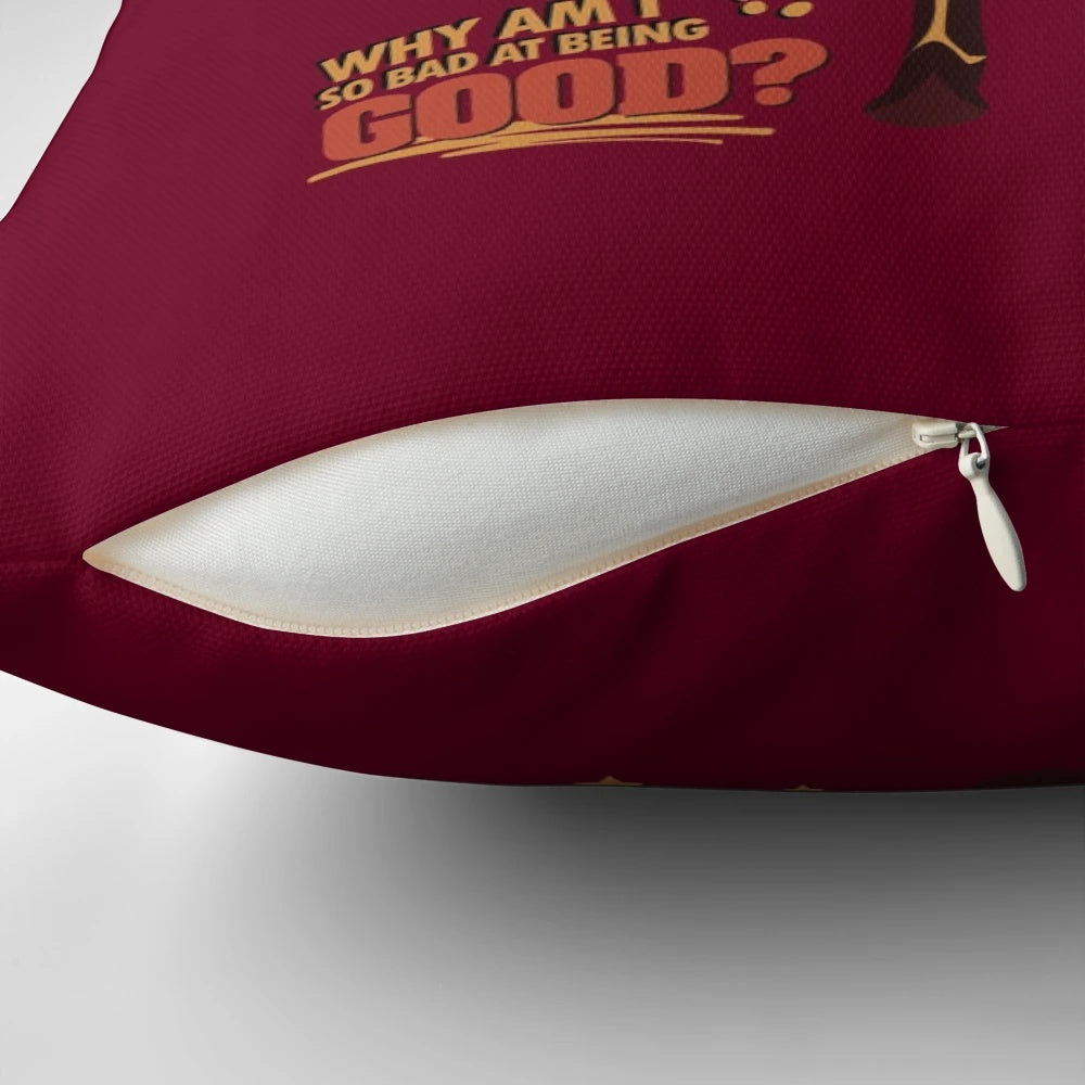 Decorative pillow featuring the character Zuko from the anime series Avatar: The Last Airbender