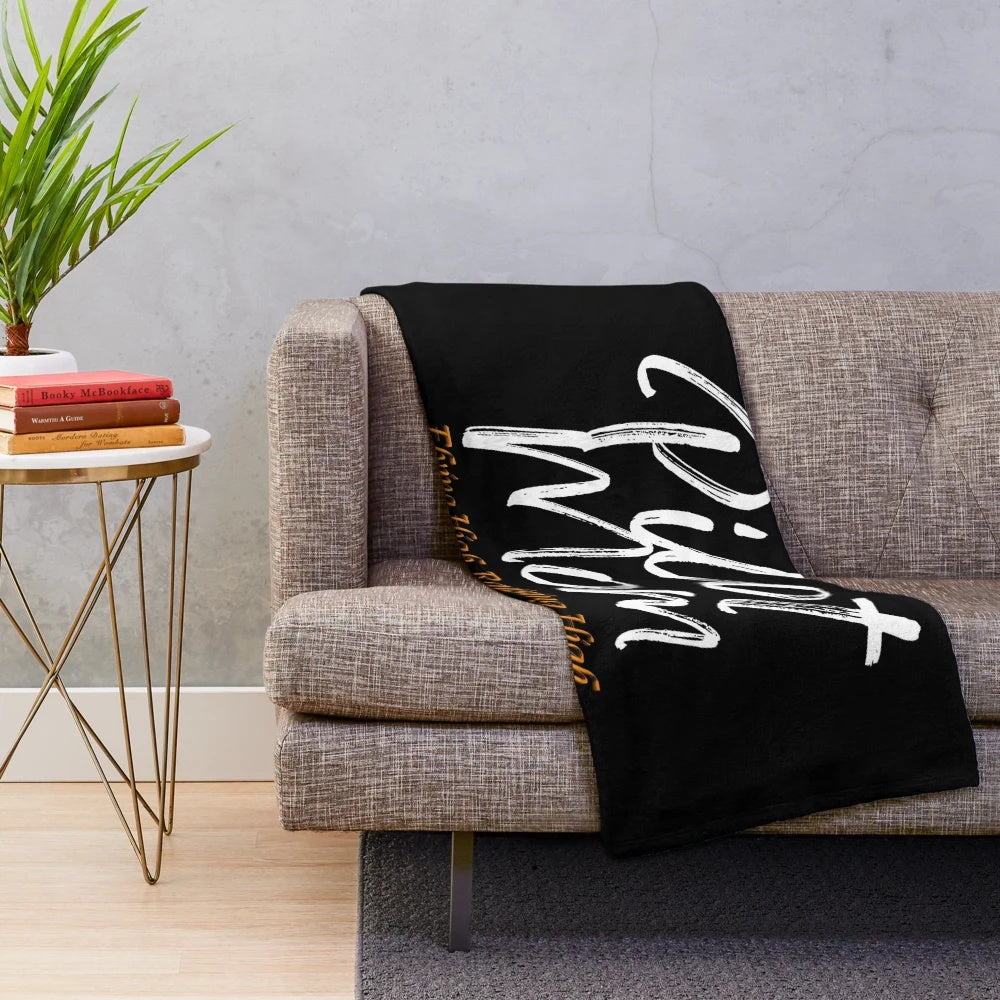 Plush blanket for pilot moms and aviation mothers featuring an airplane or aircraft design
