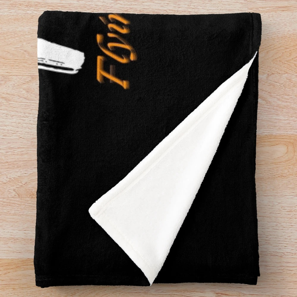 Plush blanket for pilot moms and aviation mothers featuring an airplane or aircraft design