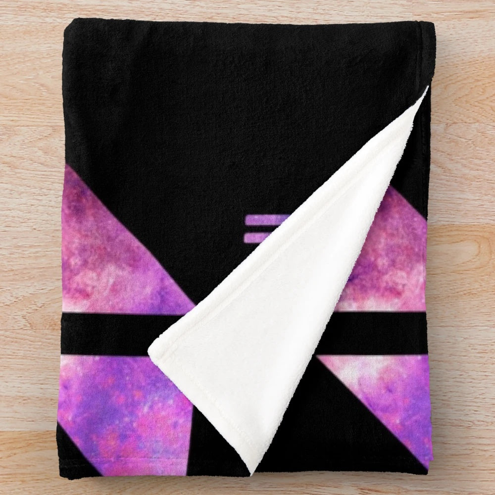 Avicii-inspired plush blanket with music and DJ design