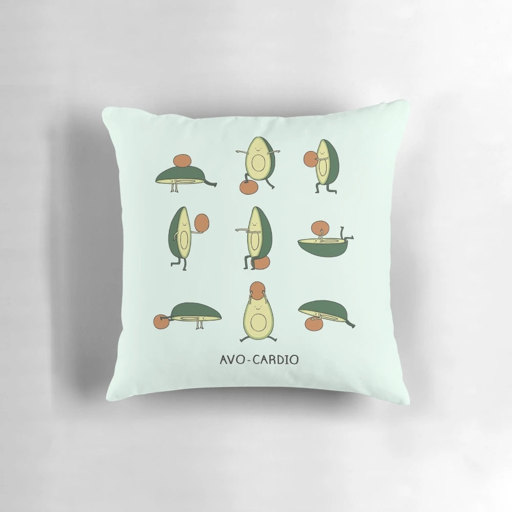 Avo-Cardio Pillow - An Avocado-Shaped Fitness Ball Pillow for Cardio and Core Exercises