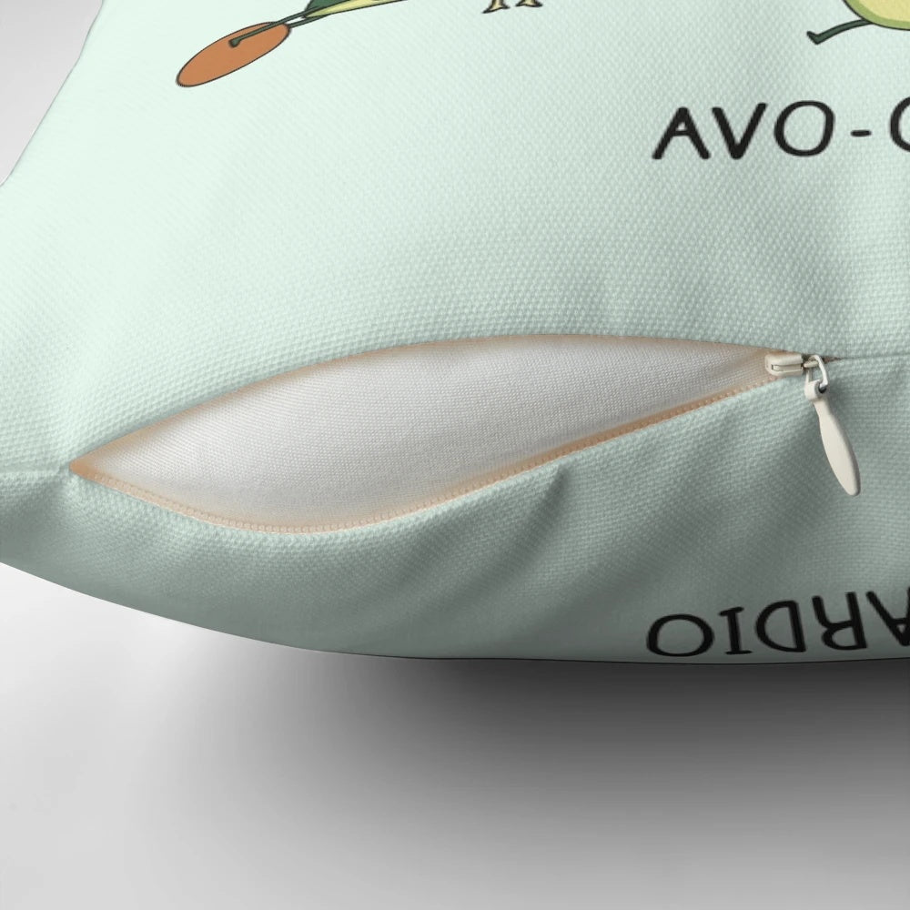 Avo-Cardio Pillow - An Avocado-Shaped Fitness Ball Pillow for Cardio and Core Exercises