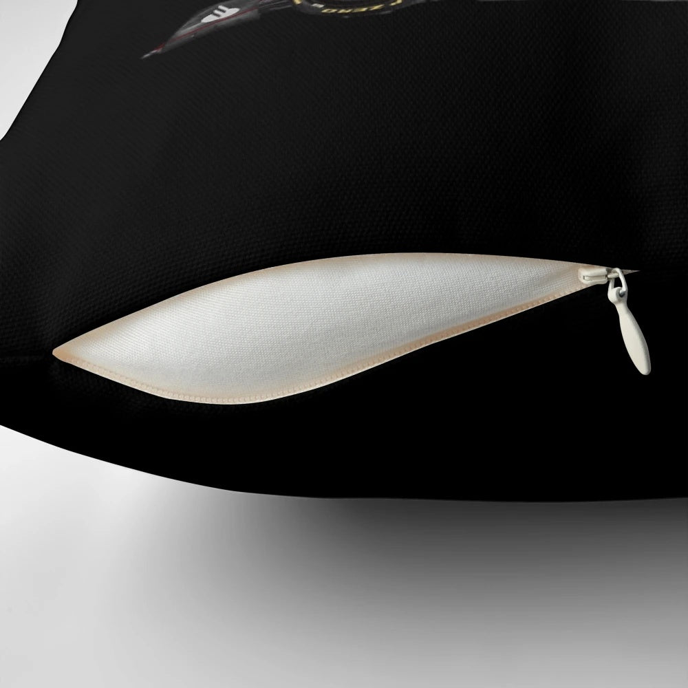 Photographic pillow featuring a close-up image of Carlos Sainz, a prominent Formula 1 racing driver.
