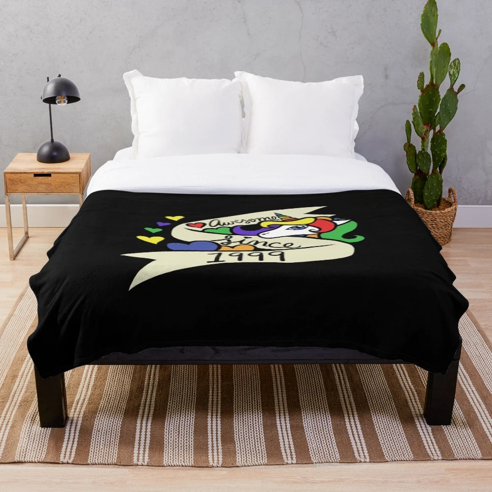 Awesome plush blanket featuring legendary animals