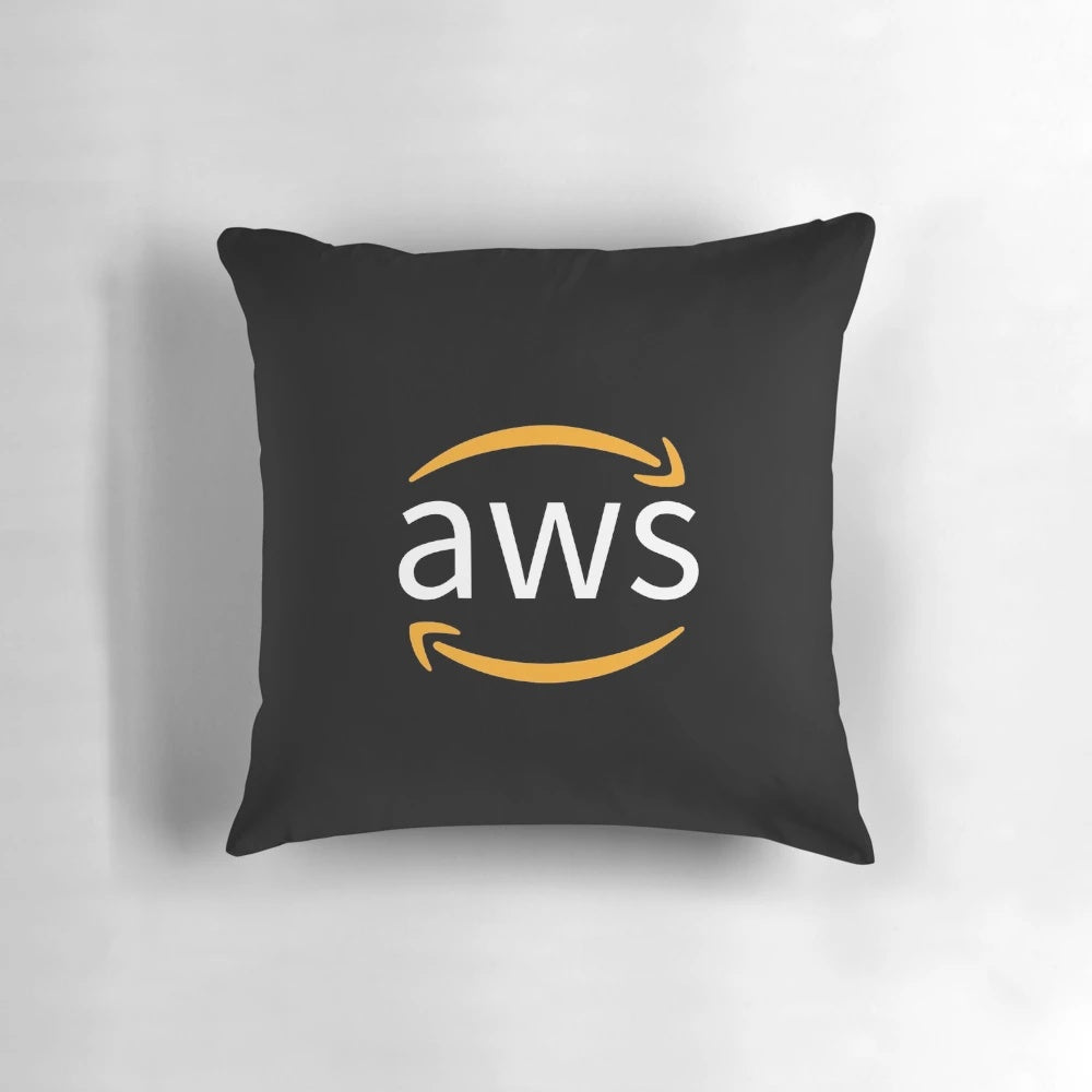 AWS Certified Developer Logo White Pillow