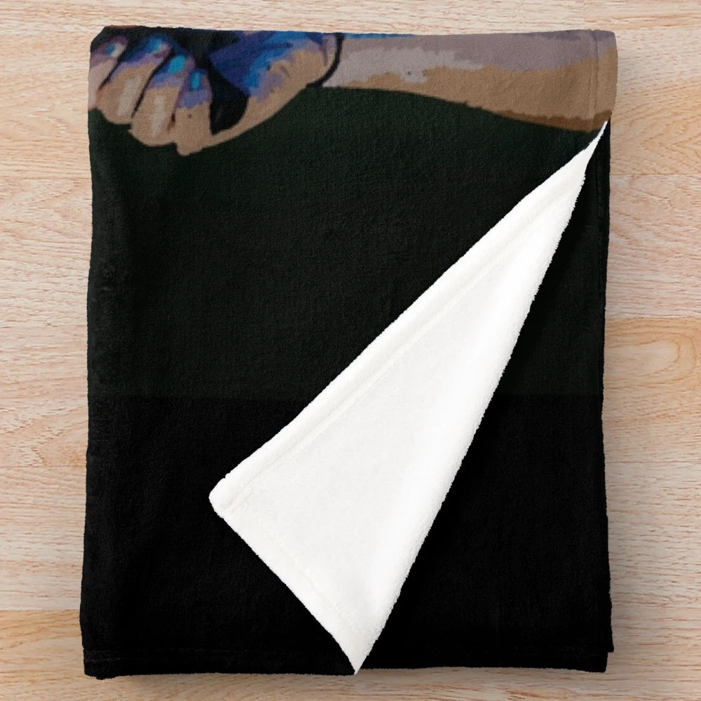 Awsten Knight inspired plush blanket with digital art design