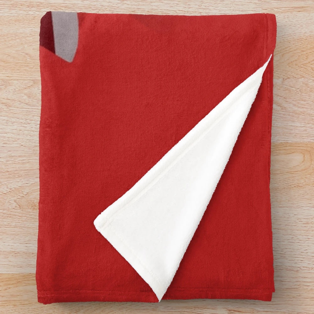 Axe inspired plush blanket featuring pop culture themed typography and hand lettering design