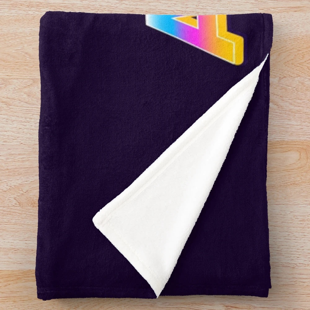 Ayane Shirakawa inspired plush blanket featuring Overflow anime characters
