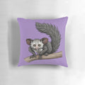 Soft, plush Aye Aye pillow featuring the unusual and unique primate from Madagascar
