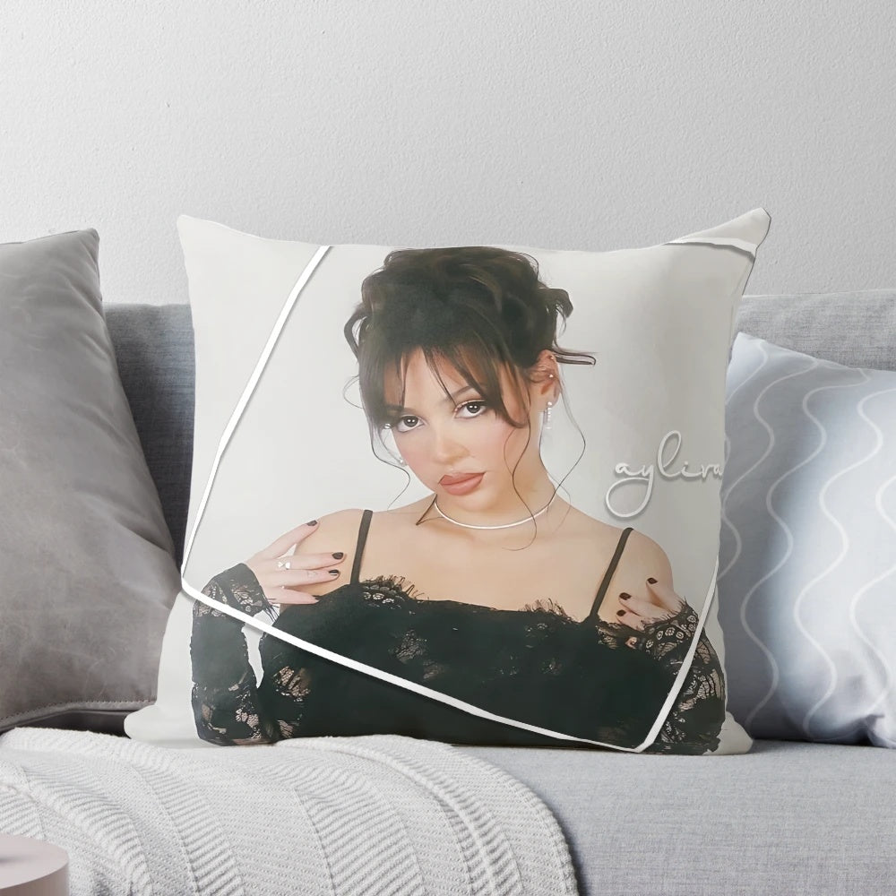 Soft, cuddly Ayliva-themed minimalist pillow for cozy home decor