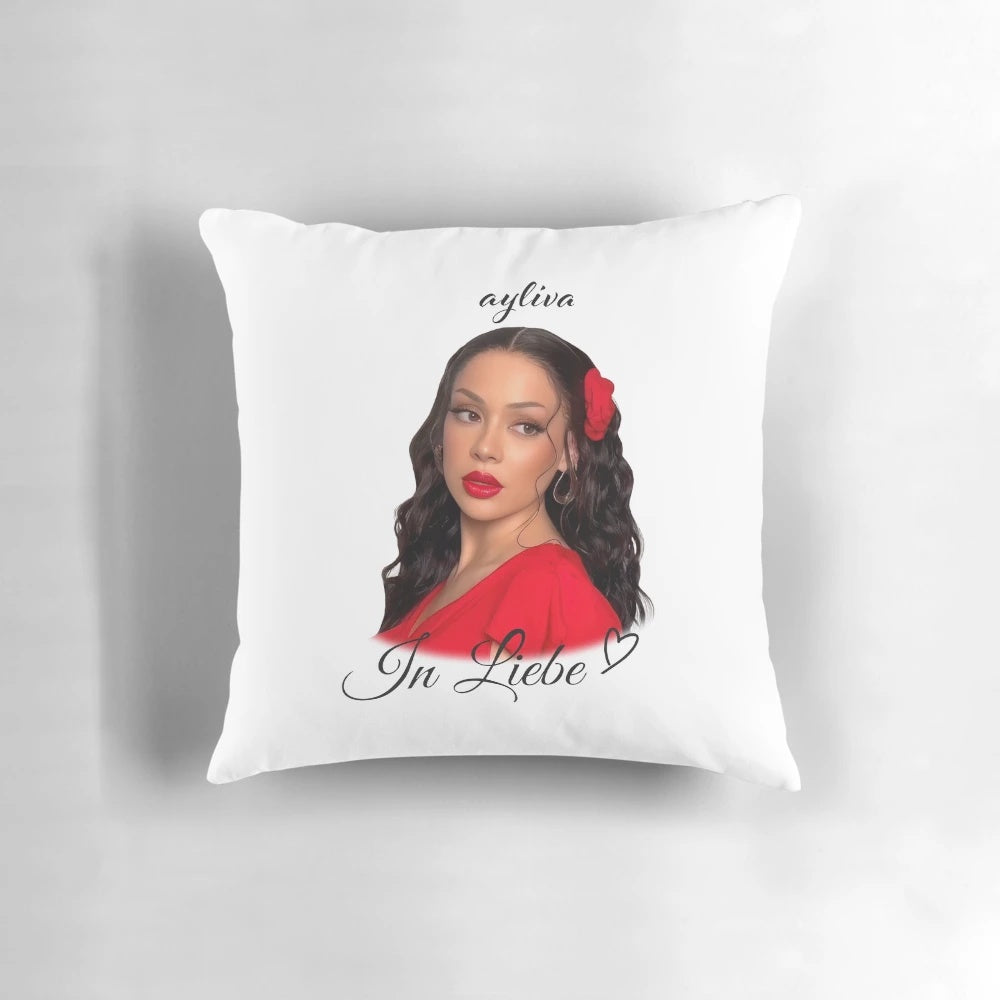 Ayliva "In Liebe" Pillow - Commemorative Merchandise for German Singer's Tour