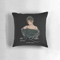 Ayliva's 'In Liebe' album cover-inspired pillow with a striking black heart design