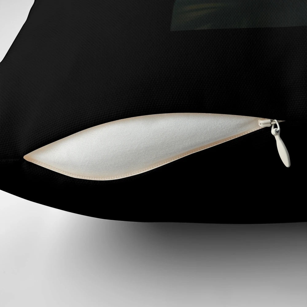 Ayliva's "Schwarzes Herz" Pillow featuring the German singer's music and tour