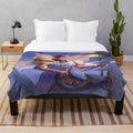 Aymeric Dragoon Inspired Plush Blanket for Final Fantasy XIV Fans