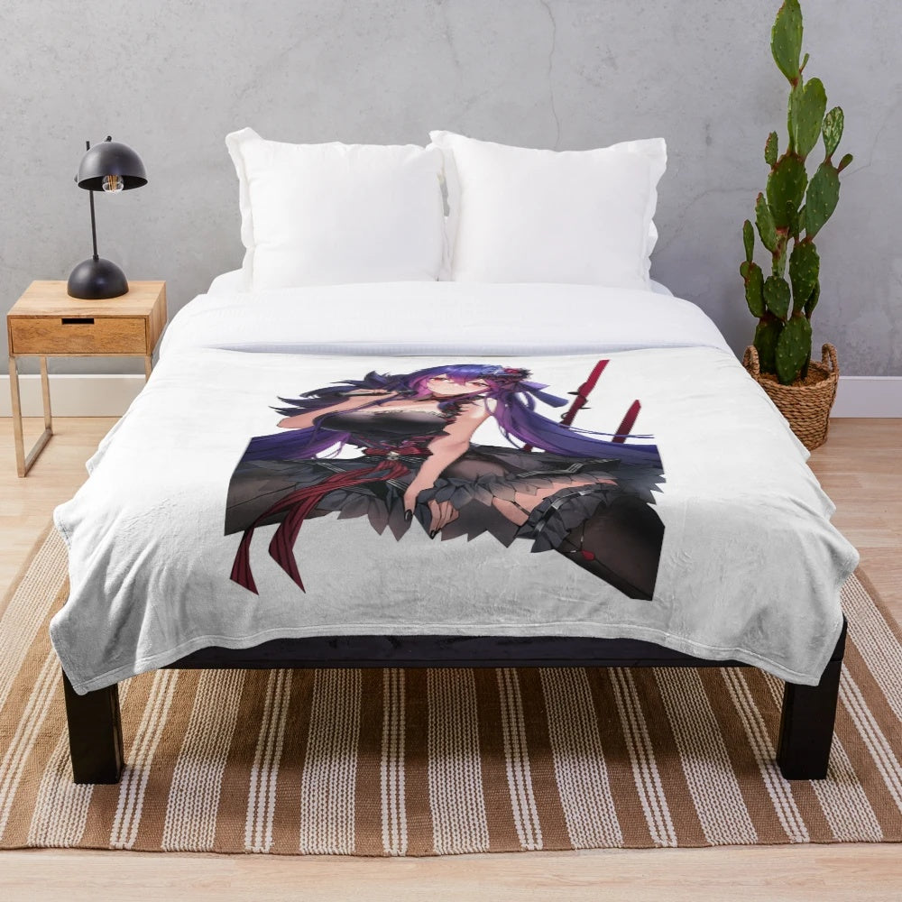Azur Lane Taihou Plush Blanket featuring the popular anime character