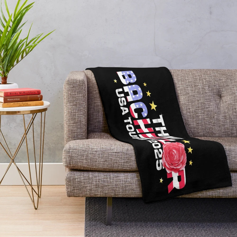 Bachelor Inspired Plush Blanket with Sponsor Logos