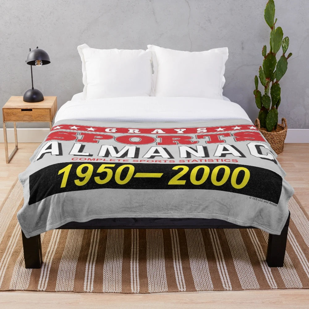 Back to the Future Biff's Sports Almanac Plush Blanket