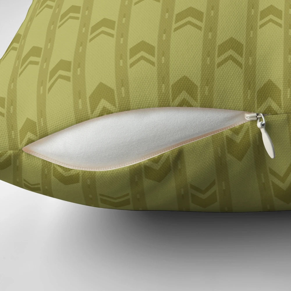 Backrooms liminal space wallpaper pillow with a creepy and unsettling design