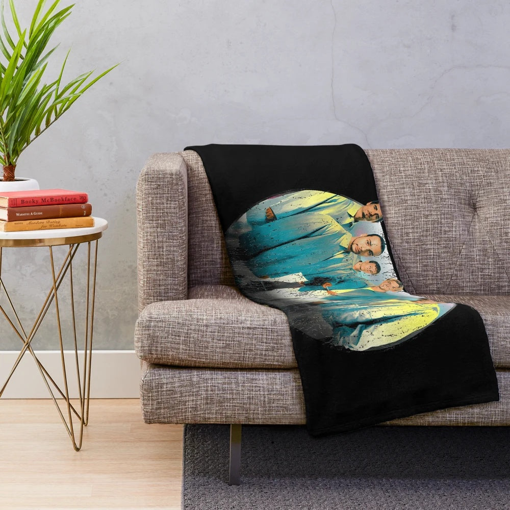 Backstreet Boys Themed Plush Blanket
