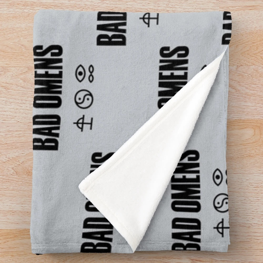 Bad Omens inspired plush blanket