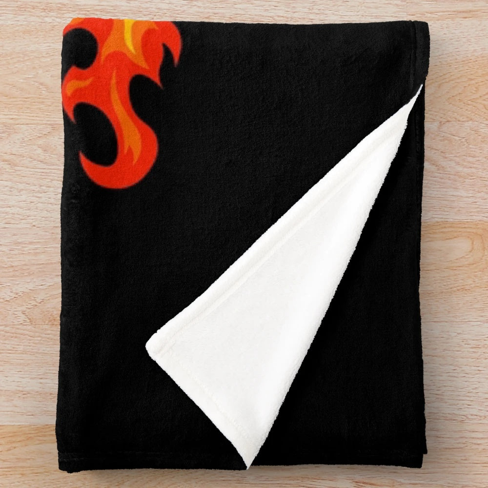 Badass nurse plush blanket with cool graphic design