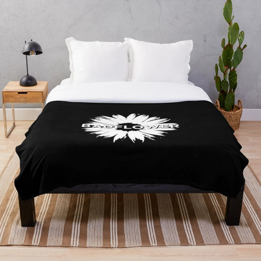 Badflower Daisy Plush Blanket