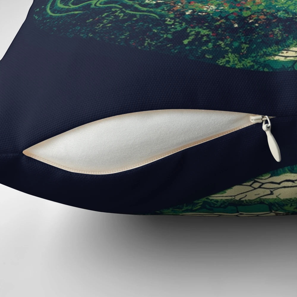 Bag End Pillow featuring iconic Lord of the Rings characters and locations
