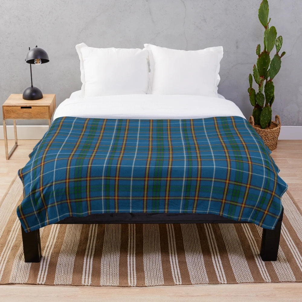 Bains Tartan Plush Blanket