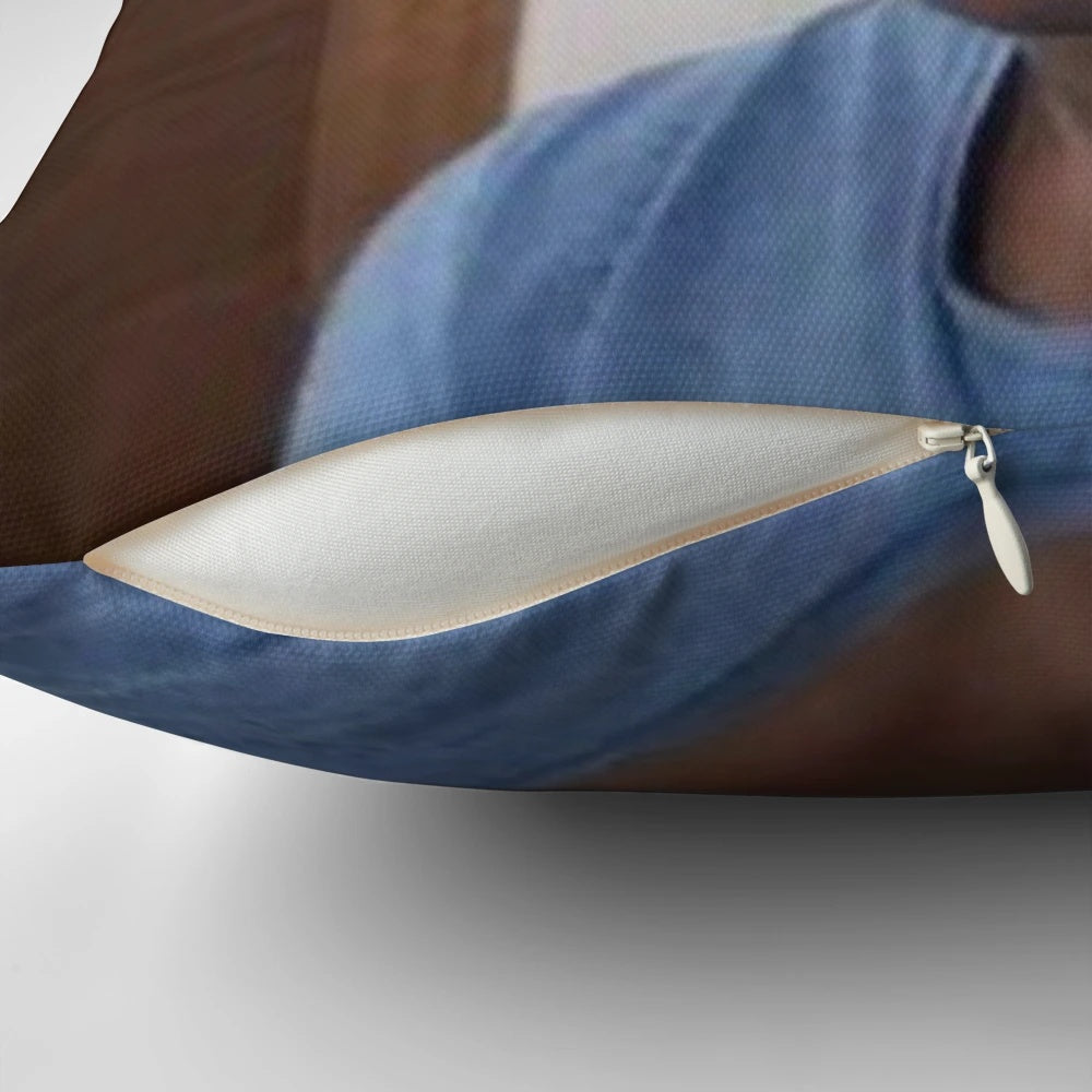 Baldski-inspired pillow with KSI, JJ Olatunji, Sidemen, and other YouTube-themed graphics