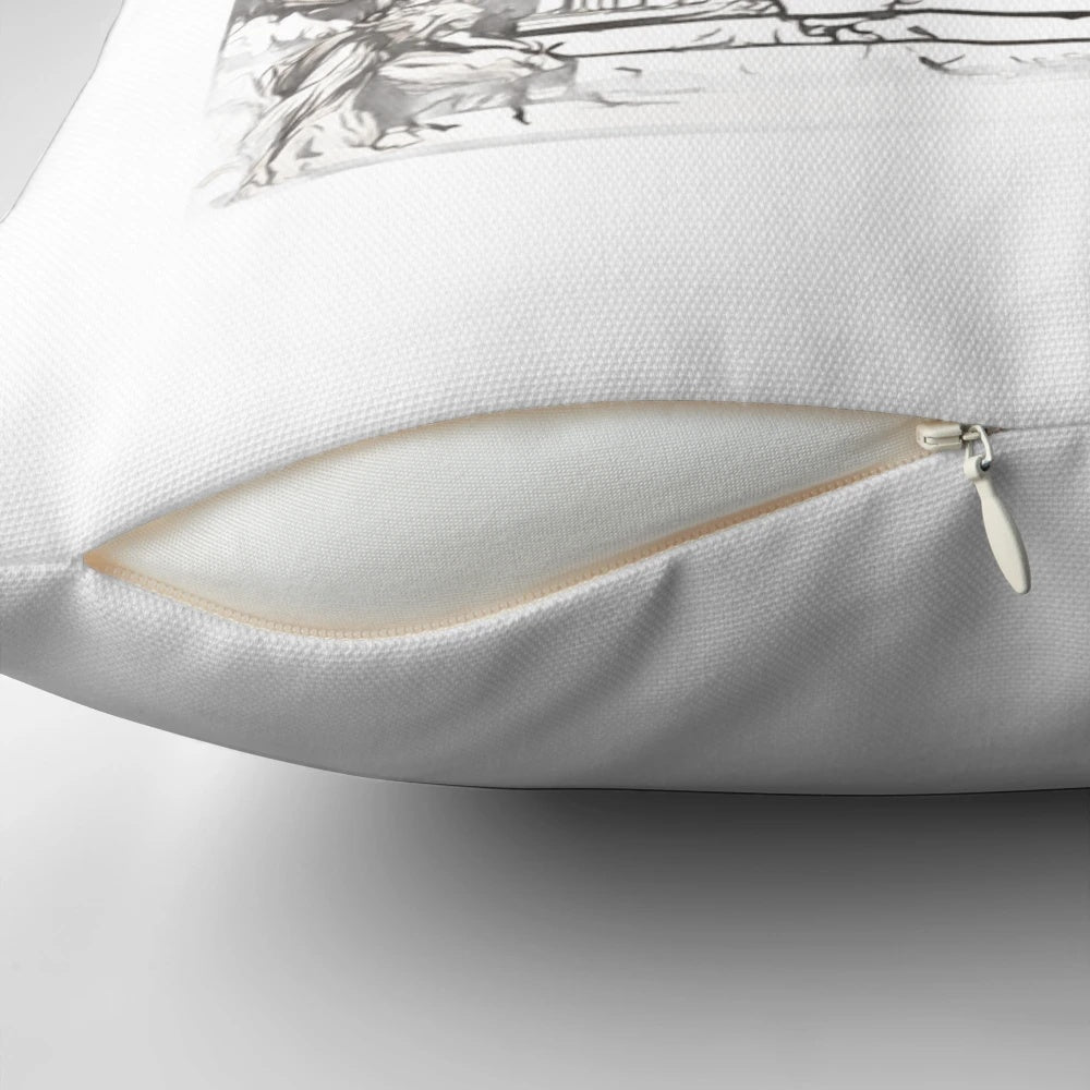 Baldur's Gate 3 gaming pillow featuring characters from the popular RPG series