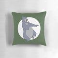 Baloo the bear from The Jungle Book featured on a soft, colorful pillow