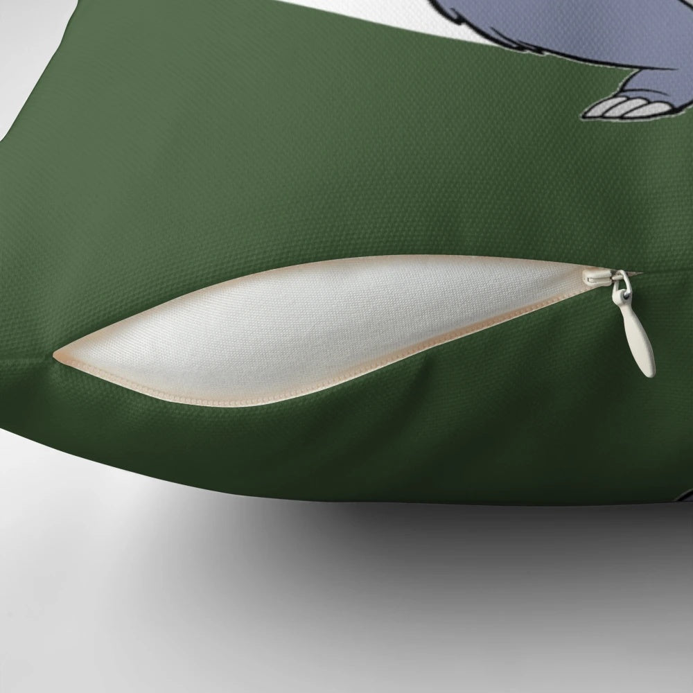 Baloo the bear from The Jungle Book featured on a soft, colorful pillow