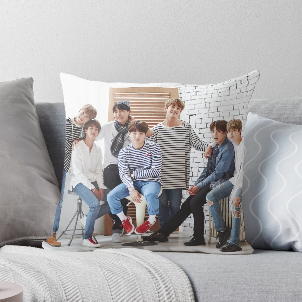 Bangtan Boys (BTS) OT7 Inspired Pillow