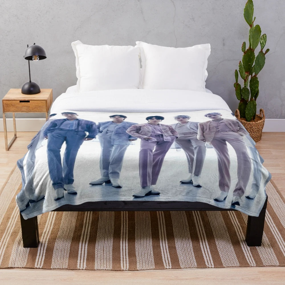 Bangtan Boys Plush Blanket featuring BTS PROOF Album Concept Photos
