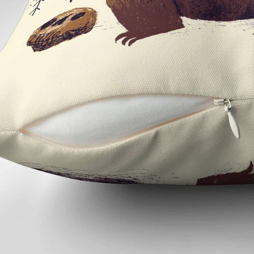 Banjo Kazooie inspired gaming pillow with retro video game design