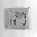 Banksy Zebra Pillow - Unique Street Art Inspired Home Decor