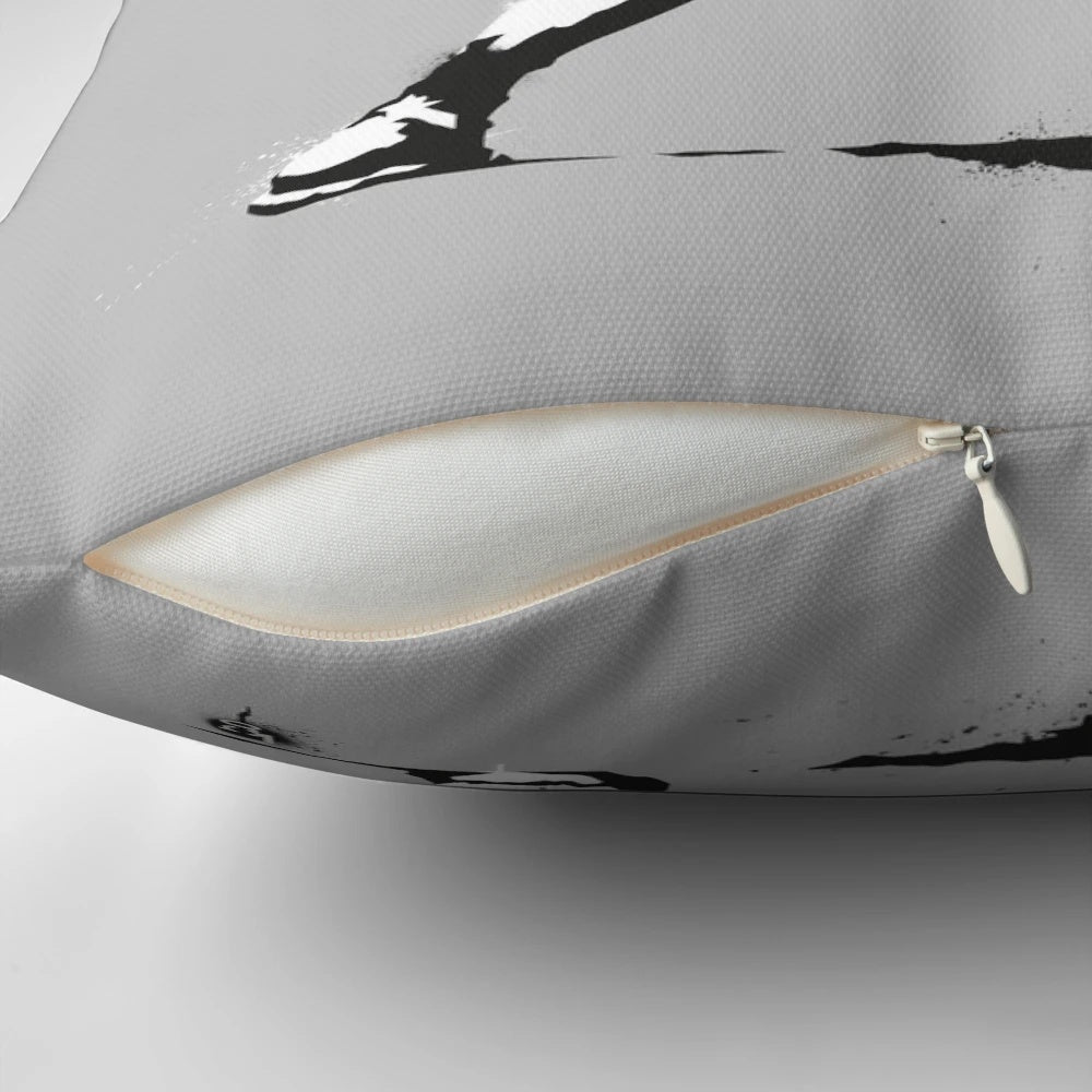 Banksy Python 1-2-5 Pillow featuring the Holy Grail and Knights of the Round Table