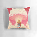 Barbenheimer 2023 Pillow featuring Barbie and Oppenheimer characters