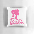 Barbi logo pink decorative pillow for home decor
