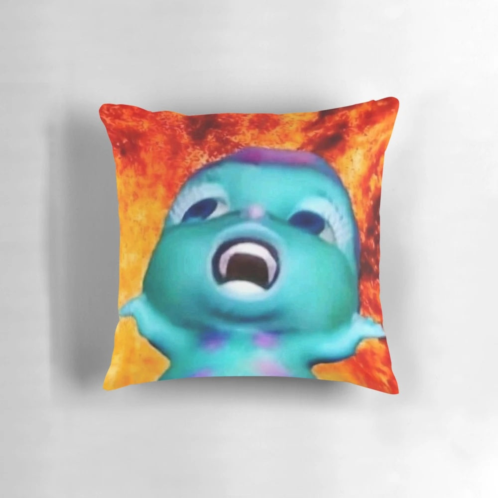 Barbie meme pillow featuring a funny Barbie Mariposa meme design
