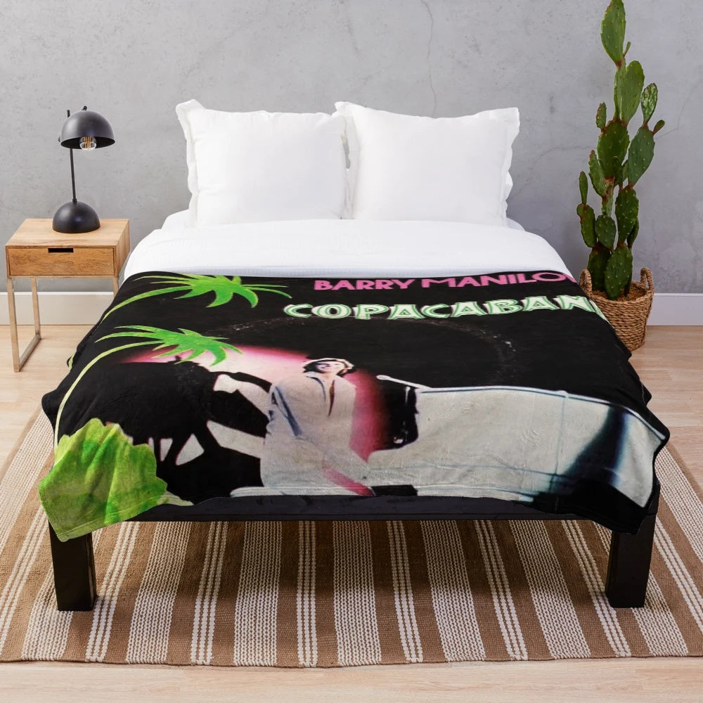 Barry Manilow Inspired Copacabana Plush Blanket
