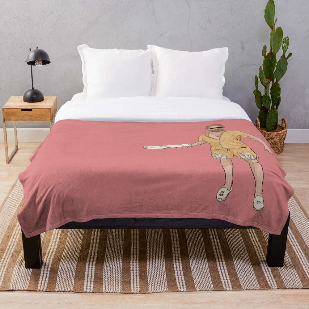 Barstool Sports One Bite Plush Blanket featuring Dave Portnoy
